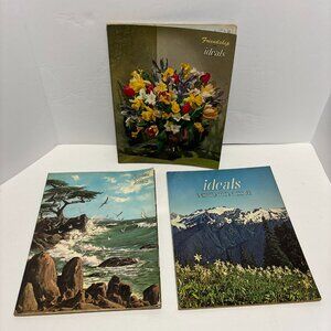 Ideals Magazine Lot Vacation Inspiration Friendship 3 Piece Bundle 1967 Book USA